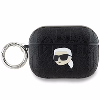 Karl Lagerfeld Monograma Karl galvos dėklas AirPods Pro 2 - juoda