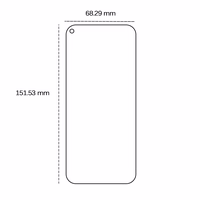 LCD apsauginis stikliukas 9H Samsung A515 A51/S20 FE/Huawei P40 Lite E/P40 Lite/Y7p/Honor 9C