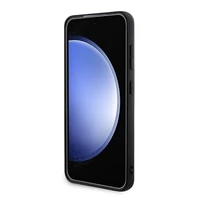 Guess 4G Metal Gold Logo dėklas telefonui Samsung Galaxy A55 - juodas