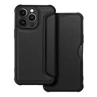 RAZOR knygos tipo dėklas telefonui iPhone 13 Pro juodas