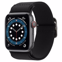 Spigen Fit Lite juostelė laikrodžiui Apple Watch 4/5/6/7/8/9/SE/Ultra (42/44/45/49 mm) - juoda