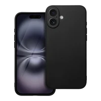 Matinis dėklas telefonui IPHONE 16 Plus - juodas