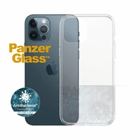 PanzerGlass ClearCase antibakterinis dėklas telefonui iPhone 12 Pro Max – permatomas