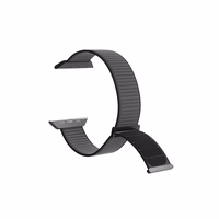 Puro Sport nailoninis dirželis Apple Watch 42 / 44 / 45 / 49 mm – juodos spalvos