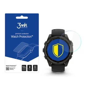 Hibridinis stiklas 3mk laikrodžio apsauga FlexibleGlass Garmin Fenix 8 Solar/Sapphire 47mm