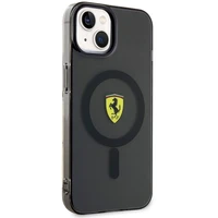 Ferrari FEHMP14MURKK iPhone 14 Plus 6.7" juodas/juodas kietas dėklas Translucent Magnetinis