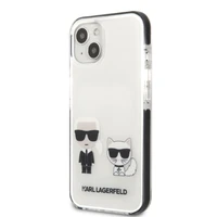 Karl Lagerfeld KLHCP13STPEKCW Dėklas telefonui iPhone 13 mini 5.4" - baltas (m)