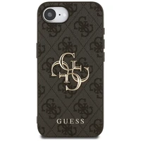 Guess 4G Big Logo dėklas iPhone 16e - Juodas