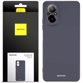 Spacecase Dėklas Silicone Case Realme C67 juodas