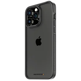 PanzerGlass ClearCase Dėklas telefonui iPhone 15 Pro Max – militārā klasė sertifikuotas, ska idrus ir juodas