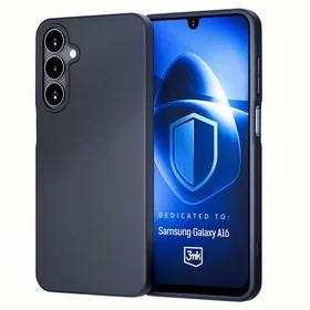 3mk Matinis dėklas Samsung Galaxy A16 - juodas