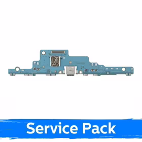 Krovimo lizdas skirtas Samsung T736 / T733 Tab S7 FE su lanksčiąja jungtimi / plata (Service Pack)