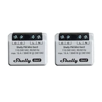 Shelly PM Mini Gen3 2 valdiklių rinkinys, WiFi/Bluetooth