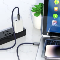 Kabelis USB C į USB C Hoco QC3.0 PD 5A 240W 1,8 m U134 tamsiai mėlynas