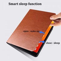 Dėklas X-Level Kite skirtas Samsung X800 / X806 (Tab S8 Plus) / T730 / T736 (Tab S7 FE) T970 / T976 (Tab S7 Plus) rudas