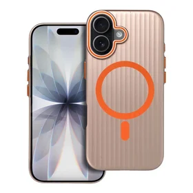 Dėklas telefonui SIMPLY suderinamas su MagSafe iPhone 17 titanium desert