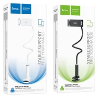 HOCO reguliuojamas stalo laikiklis su spaustuku HD10 juodas