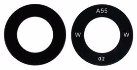 Samsung A356 A35 5G/A556 A55 5G kameros stikliukas Black (lens Wide) 1pcs (service pack)