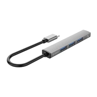 Orico AH-13 USB-C Hub prijungimo stotelė 1x USB-A 3.0 + 3x USB-A 2.0 - pilka