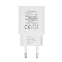 FORCELL F-ENERGY TFK-TC-30WPD kelioninis įkroviklis Type C + USB A PD QC4.0 3A 30W baltas
