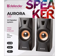 DEFENDER AURORA S8 GARSIAKALBIAI 2.0 8W USB