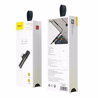 Audio adapteris Baseus L41 Type-C 2in1 juodas