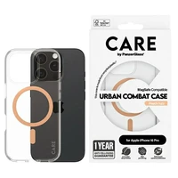 CARE by PanzerGlass Flagmano dėklas telefonui iPhone 16 Pro 6.3" persikinis Magnetinis 1374