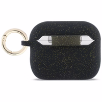 Guess Silikoninis Glitter Ring Dėklas for AirPods Pro 3 - juodas