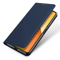 Dux Ducis Skin Pro dėklas su atvartu ir kortelių skyriumi Xiaomi Redmi Note 13 5G - mėlynas