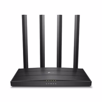 TP-Link ARCHER C6 V4.0 belaidis maršrutizatorius Gigabitinis eternetas Dviguba juosta (2,4 GHz / 5 GHz) Juoda