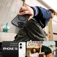 Tech-Protect MagRing Magnetinis dėklas telefonui iPhone 16 - permatomas