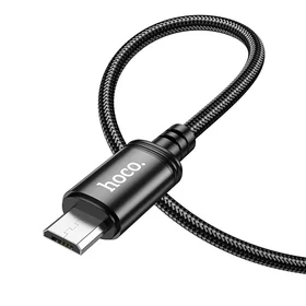 Kabelis USB A į Micro USB Hoco 2,4A 2 m X89 juodas