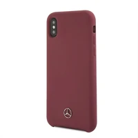 Mercedes Silicone Line dėklas telefonui iPhone X/XS - raudonas