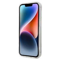 Karl Lagerfeld blizgus Karl&Choupette dėklas telefonui iPhone 14 Plus - permatomas