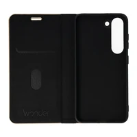 Wonder rėmelio dėklas Samsung Galaxy S23 juodas