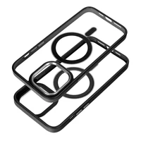 Dėklas telefonui COLOR EDGE MAG COVER suderinamas su MagSafe IPHONE 16 Pro - juodas