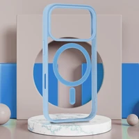 Acrylic Color Magsafe dėklas iPhone 17 Pro šviesiai mėlynas