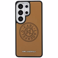 Karl Lagerfeld dėklas Perforated KL MagSafe Samsung Galaxy S26 Ultra rudas