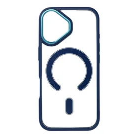 COLOR EDGE MAG COVER magnetinis dėklas telefonui, suderinamas su MagSafe, skirtas IPHONE 17, tamsiai mėlynas