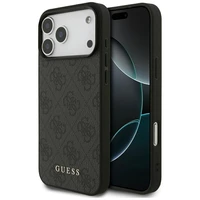 Guess 4G Classic dėklas telefonui iPhone 17 Pro Max - juodas
