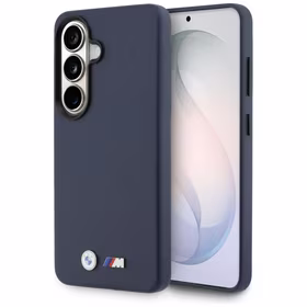 BMW M Metal Logo MagSafe dėklas Samsung Galaxy S26 - Navy mėlynas