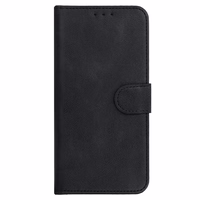 COMMON universalus knygos tipo dėklas (DYDIS M) Samsung S21/S10/Note/Note 2/Note 3/Huawei P30 Lite/P9/P9 Lite/Sony Xperia Z3/Z4/Z5, juodas