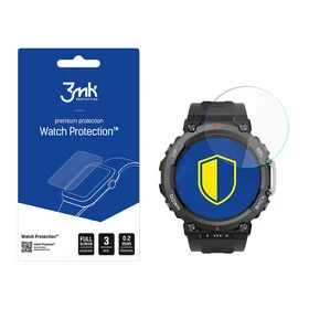 3mk Watch Protection™ hibridinis stiklas v. FlexibleGlass Lite ant Amazfit T-Rex 2