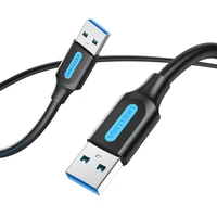 USB 3.0 kabelis Vention CONBH 2A 2 m juodas PVC