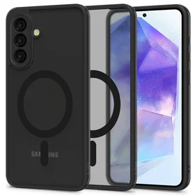 Tech-Protect MagMat MagSafe dėklas Samsung Galaxy A56 5G - matinė juoda