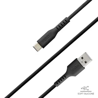 SBS TECABLEMICROC15K USB-A - USB-C kabelis 1,5 m - juodas