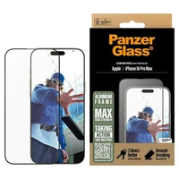 PanzerGlass apsauginis stiklas aliuminio rėmas iPhone 16 Pro Max 6.9" itin platus 2852