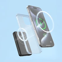 Išorinė baterija Dudao K14S+ 10000mAh 20W USB-A / USB-C / Magnetinis su stovu - juoda