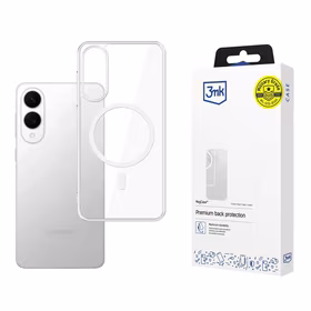 3mk Magnetinis dėklas Samsung Galaxy S25 Edge - skaidrus