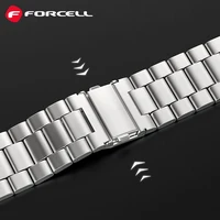 FORCELL F-DESIGN FA10 nerūdijančio plieno laikrodžio juosta Apple Watch 38 / 40 / 41 mm - sidabrinė